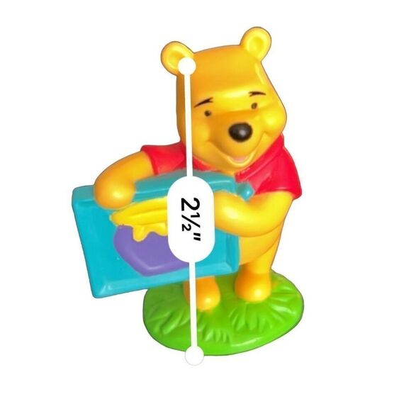 Vintage 90s Disney Winnie The Pooh Mini Figure 3” - Picture 7 of 8